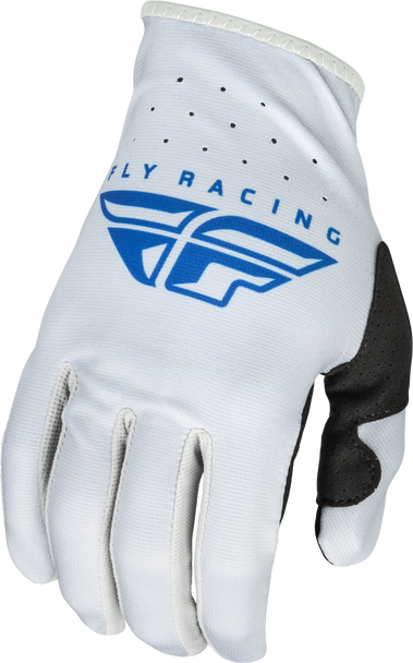 Fly Racing Lite Gloves Grey/Blue Md 376-716M