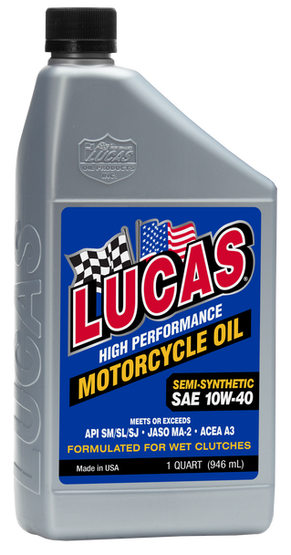 Lucas Semi-Synthetic High Performance Oil 10W-40 1Qt 10710