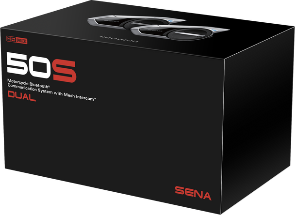 Sena 50S Hd Bluetooth Comm System Sound By Harman Kardon Dual 50S-10D