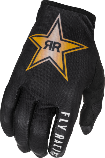 Fly Racing Lite Rockstar Gloves Black/Gold 2X 374-0132X