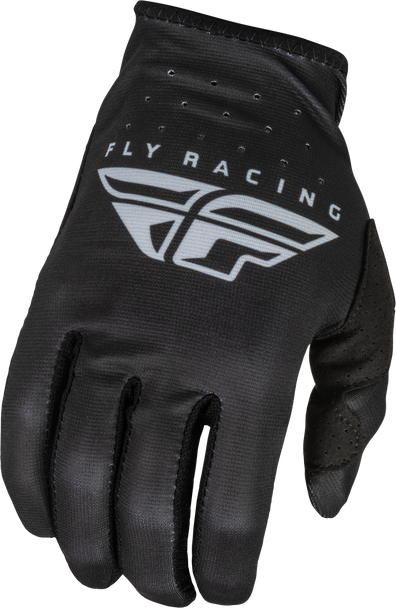 Fly Racing Lite Gloves Black/Grey 2X 376-7102X