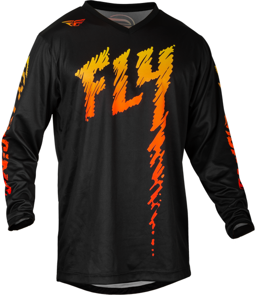 Fly Racing Youth F-16 Jersey Black/Yellow/Orange Yl 377-221Yl