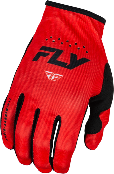 Fly Racing Lite Gloves Red/Black Lg 377-712L