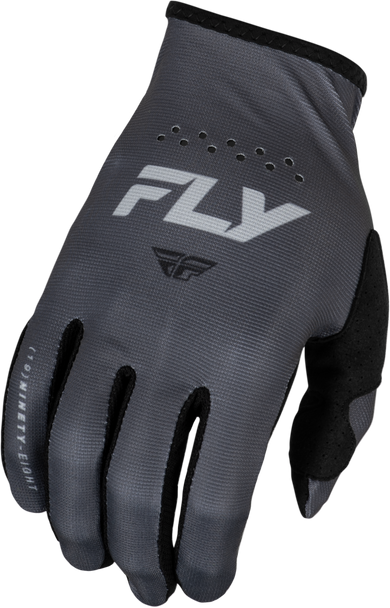 Fly Racing Lite Gloves Charcoal/Black Md 377-711M