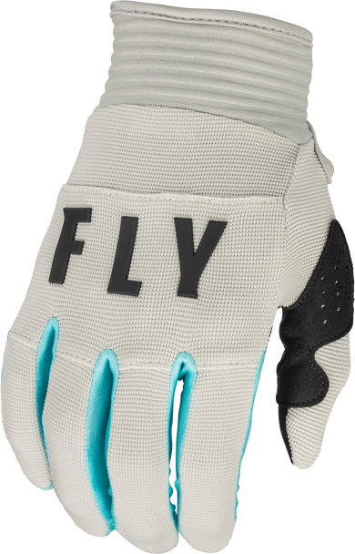 Fly Racing F-16 Gloves Light Grey/Sky Blue Xs 376-812Xs