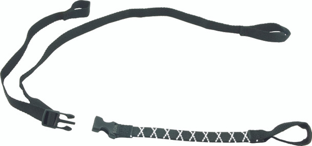 Rokstraps Pack Strap Black/Reflective 12"X42"X5/8" Rok10358