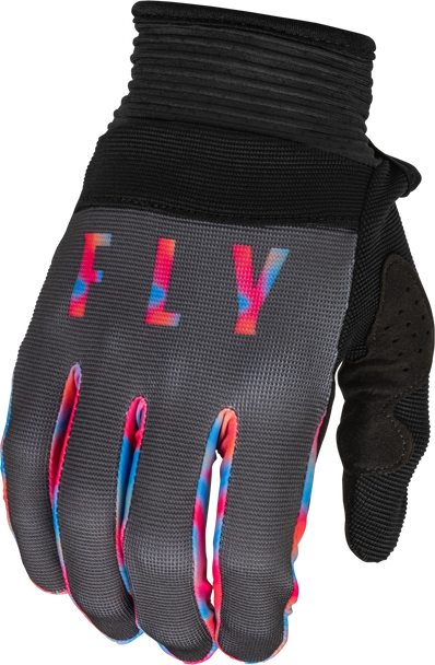 Fly Racing F-16 Gloves Grey/Pink/Blue Xs 376-811Xs