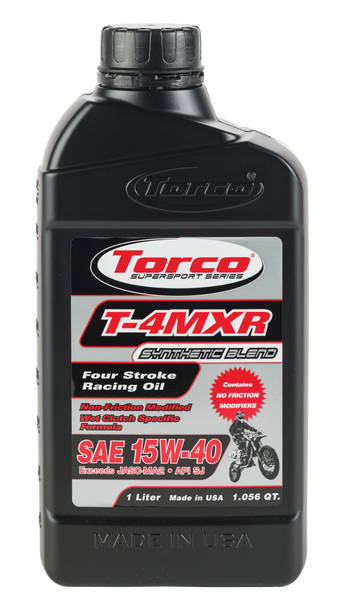 Torco T-4Mxr 4-Stroke Racing Oil 15W -40 1L T671544Ce