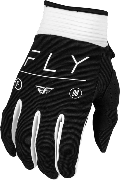 Fly Racing Women'S F-16 Gloves Black/White Sm 377-812S