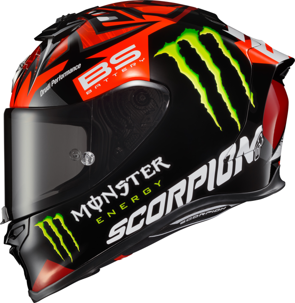 Scorpion Exo Exo-R1 Air Helmet Quartararo Monster Replica Black Md R1-4104