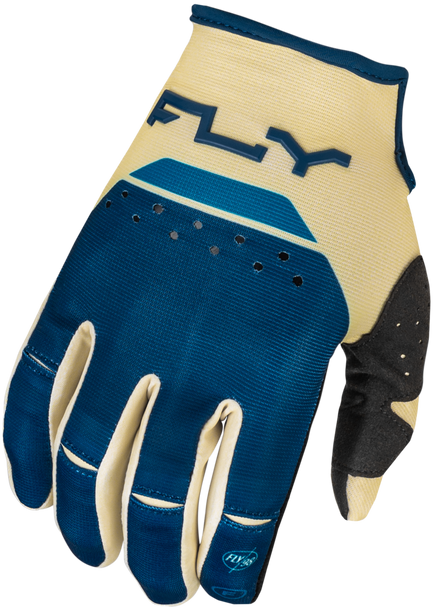Fly Racing Kinetic Reload Gloves Ivory/Navy/Cobalt Lg 377-513L