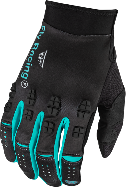 Fly Racing Evolution Dst Se Strobe Gloves Black/Electric Blue Lg 377-114L