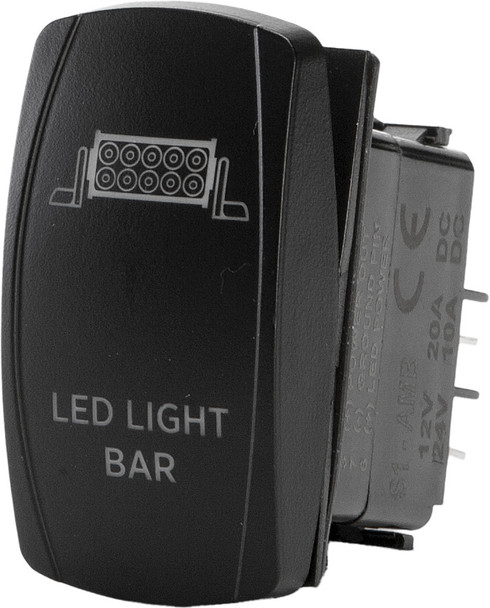 Flip Led Light Bar Lighting Switch Pro Series Backlit Sc1-Amb-L12