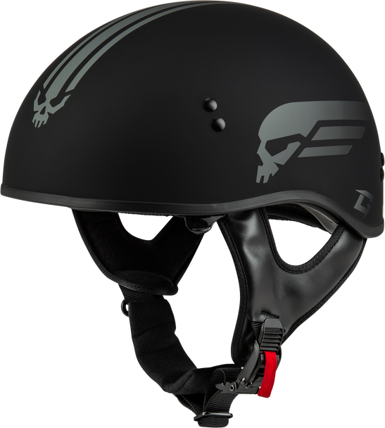 Gmax Hh-65 Retribution Helmet Matte Black/Silver Xl H16511817