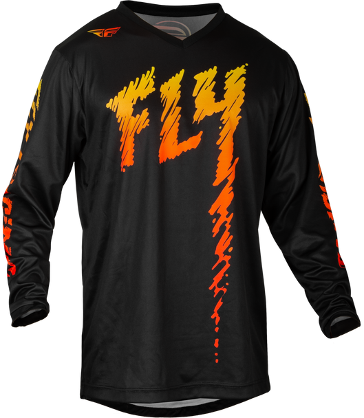 Fly Racing Youth F-16 Jersey Black/Yellow/Orange Yxl 377-221Yxl