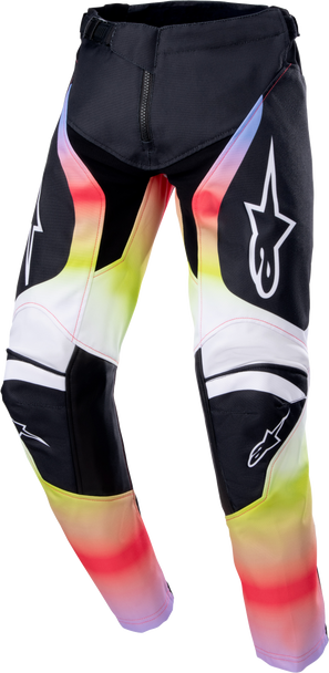 Alpinestars Youth Racer Semi Pants Black/Multi Color 24 3741523-1152-24
