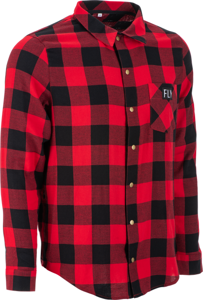 Fly Racing Fly TEK Flannel Red/Black Sm 354-6392S