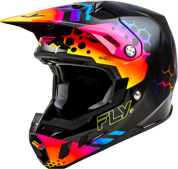 Fly Racing Formula Cc Tektonic Helmet Black/Sunset Lg 73-4332L
