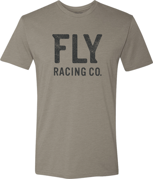 Fly Racing Fly Gauge Tee Warm Grey Lg 352-0106L