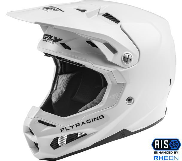 Fly Racing Formula Carbon Solid Helmet White Lg 73-4401-7