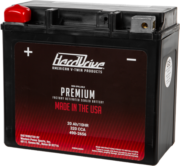 Harddrive Gyz20H / Ytx20H Premium Battery Hrdm72Rgh