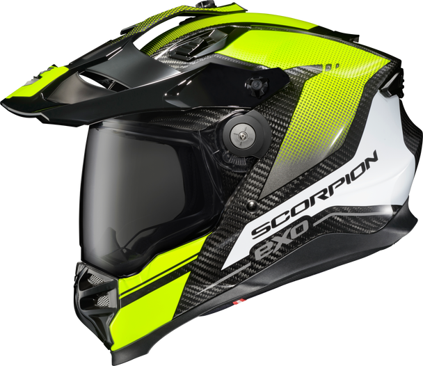 Scorpion Exo Xt9000 Carbon Full-Face Helmet Trailhead Hi-Vis Lg Xt9-1015