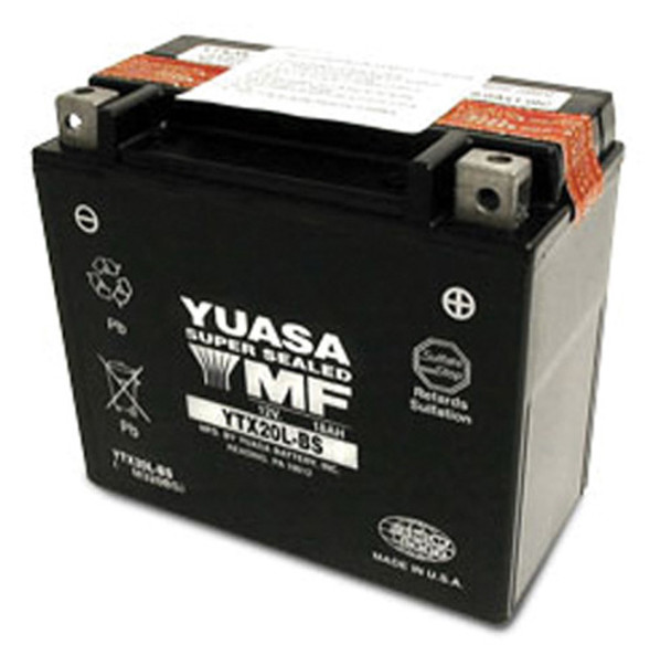 Yuasa Ytx20L-Bs Maintenance Free 12 Volt Battery Yuam320Bs