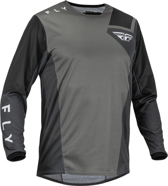 Fly Racing Kinetic Jet Jersey Grey/Dark Grey/Black 2X 376-5232X