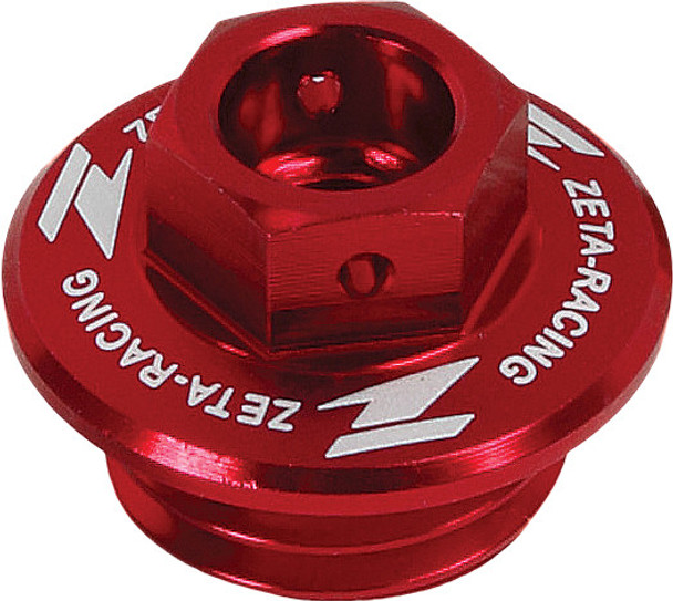 Zeta Oil Filler Plug Red Ze89-2110