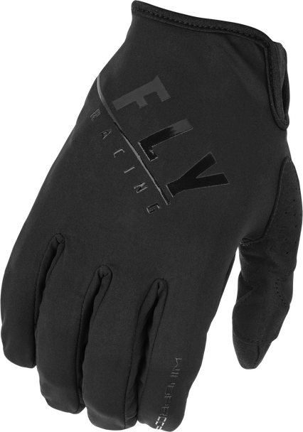 Fly Racing Windproof Gloves Black Sz 07 371-14107