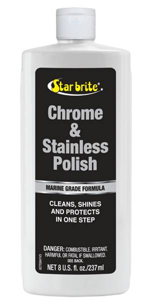 Star Brite Chrome & Stainless Polish 8 Oz 12/Case 82708