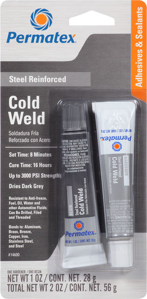 Permatex Cold Weld Bonding Compound 1Oz 2/Pk 14600