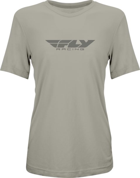 Fly Racing Women'S Fly Origin Corp Tee Stone Heather Sm 356-0101S