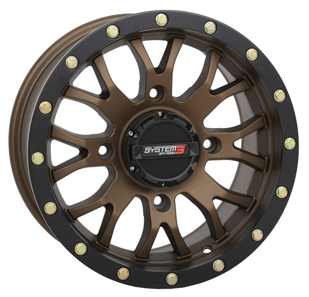 System 3 St3 Wheel 18X7 4+3 (+10Mm) 4/137 Matte Bronze/Black 18S3-1237