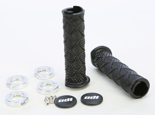 Odi ATV X-Treme Lockon Grip Black/Silver J30Xtb-S