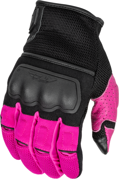 Fly Racing Women'S Coolpro Force Gloves Black/Pink Md 476-6302M