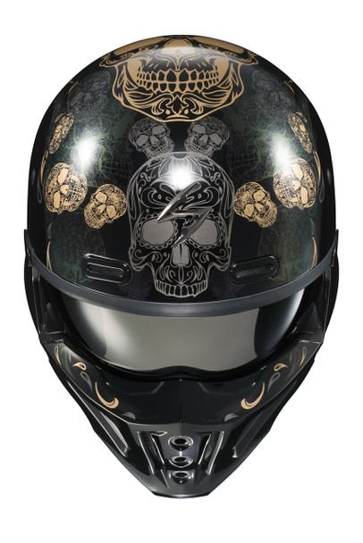 Scorpion Exo Covert X Open Face Helmet Kalavera Lg Cox-1035