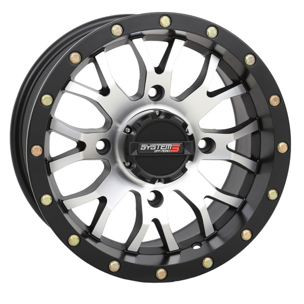 System 3 St3 Wheel 14X7 5+2 (+30Mm) 4/137 Matte Machined/Black 14S3-1037