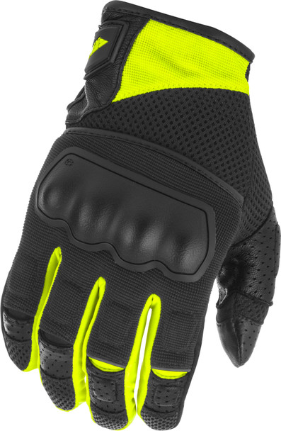 Fly Racing Coolpro Force Gloves Black/Hi-Vis 2X 476-41232X