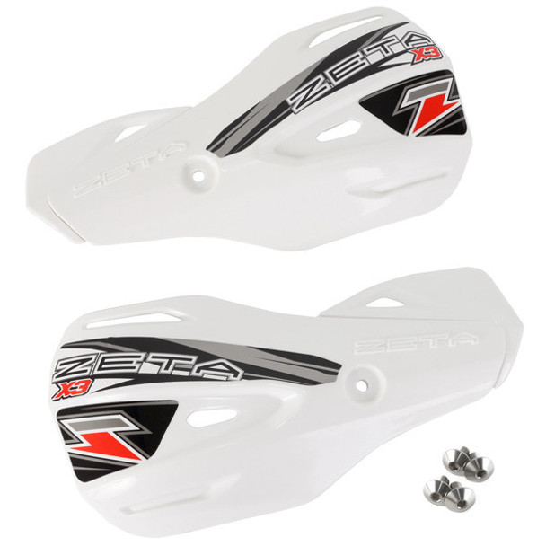 Zeta X3 Handguard Shield White Ze72-0410