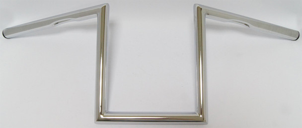 Harddrive Z-Bar One Inch Dimpled 10 Inch Chrome 21-234
