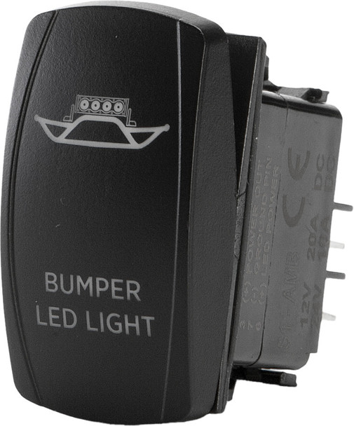 Flip Bumper Lighting Switch Pro Series Backlit Sc1-Amb-L39
