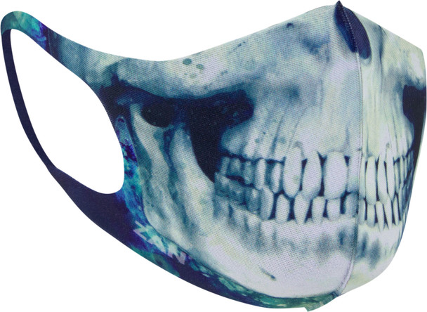 Zan Lightweight Face Mask 2/Pk Paint Skull / Black Fmlw414