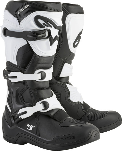 Alpinestars Tech 3 Boots Black/White Sz 07 2013018-12-7