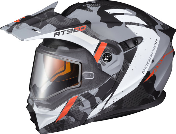 Scorpion Exo Exo-At950 Cold Weather Helmet Outrigger Matte Grey Xl (Dual) 95-1606-Sd