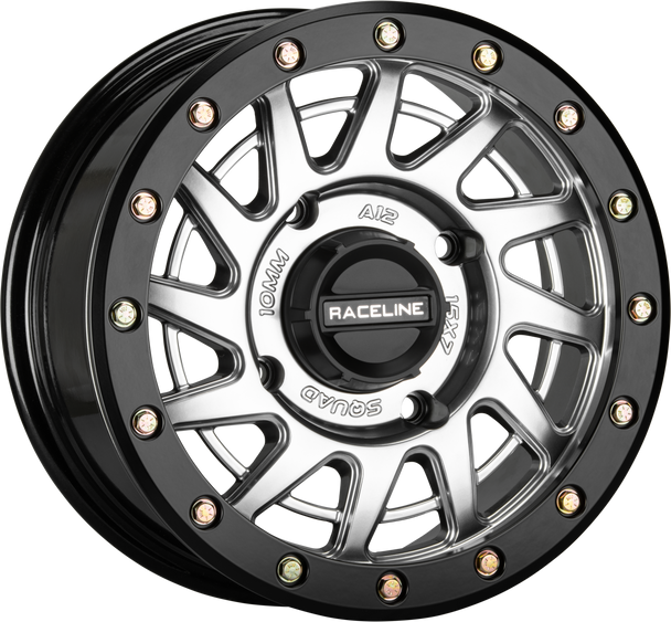 Raceline Squad Bdlk Wheel 15X7 4/156 5+2(+10Mm) Hyper Silver A12Sb-57056+10