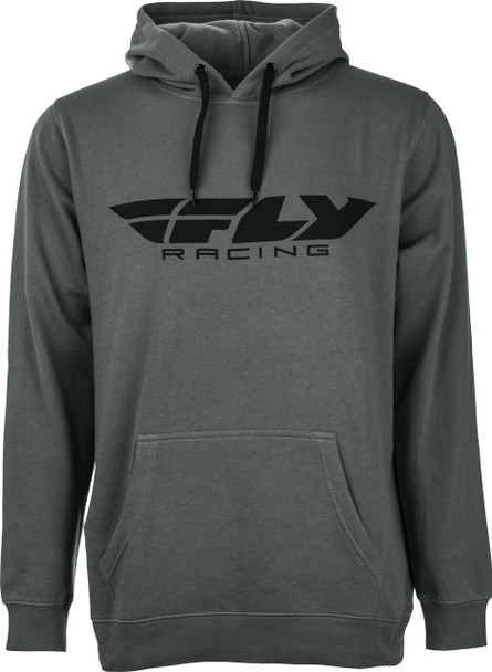 Fly Racing Fly Corporate Pullover Hoodie Charcoal Lg 354-0135L