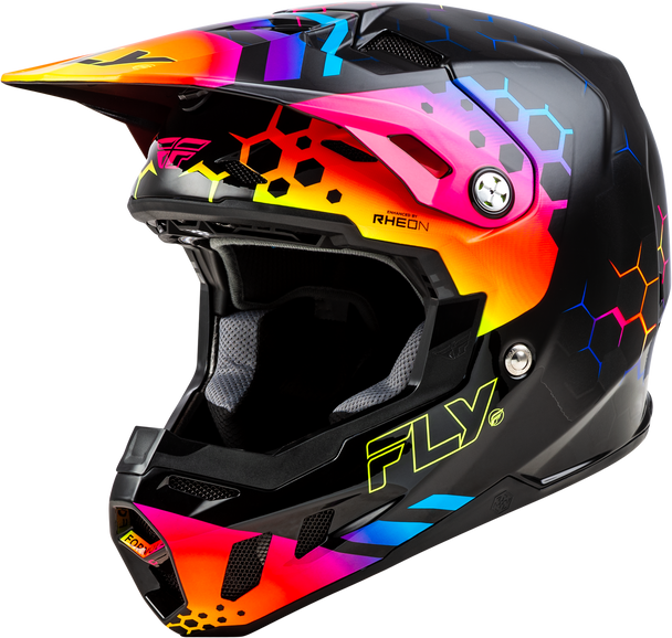 Fly Racing Formula Cc Tektonic Helmet Black/Sunset 2X 73-43322X