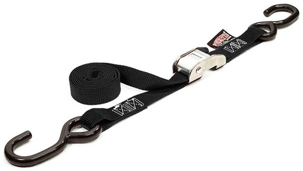 Powertye Tie-Down Cam S-Hook 1"X144" Black Each 22122 Each