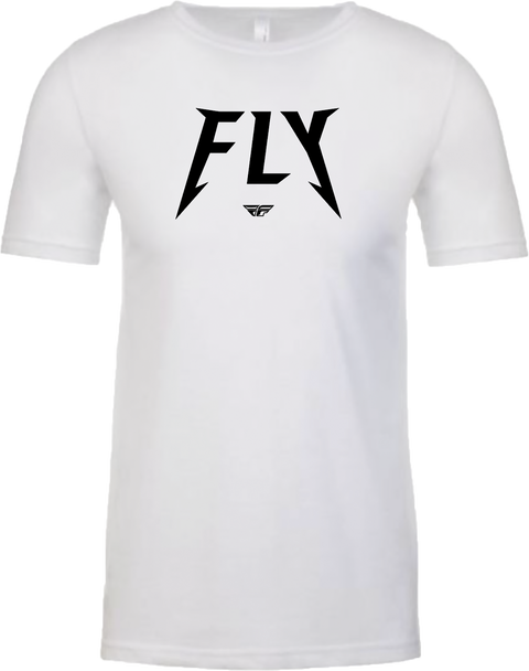 Fly Racing Youth Fly Master Tee White Yl 354-0321Yl